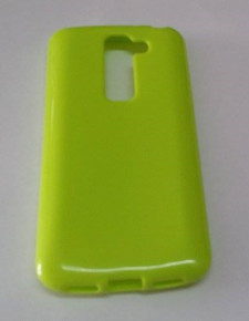 Силиконов гръб ТПУ гланц за LG G2 mini D620 / LG G2 Mini Dual D618 зелен